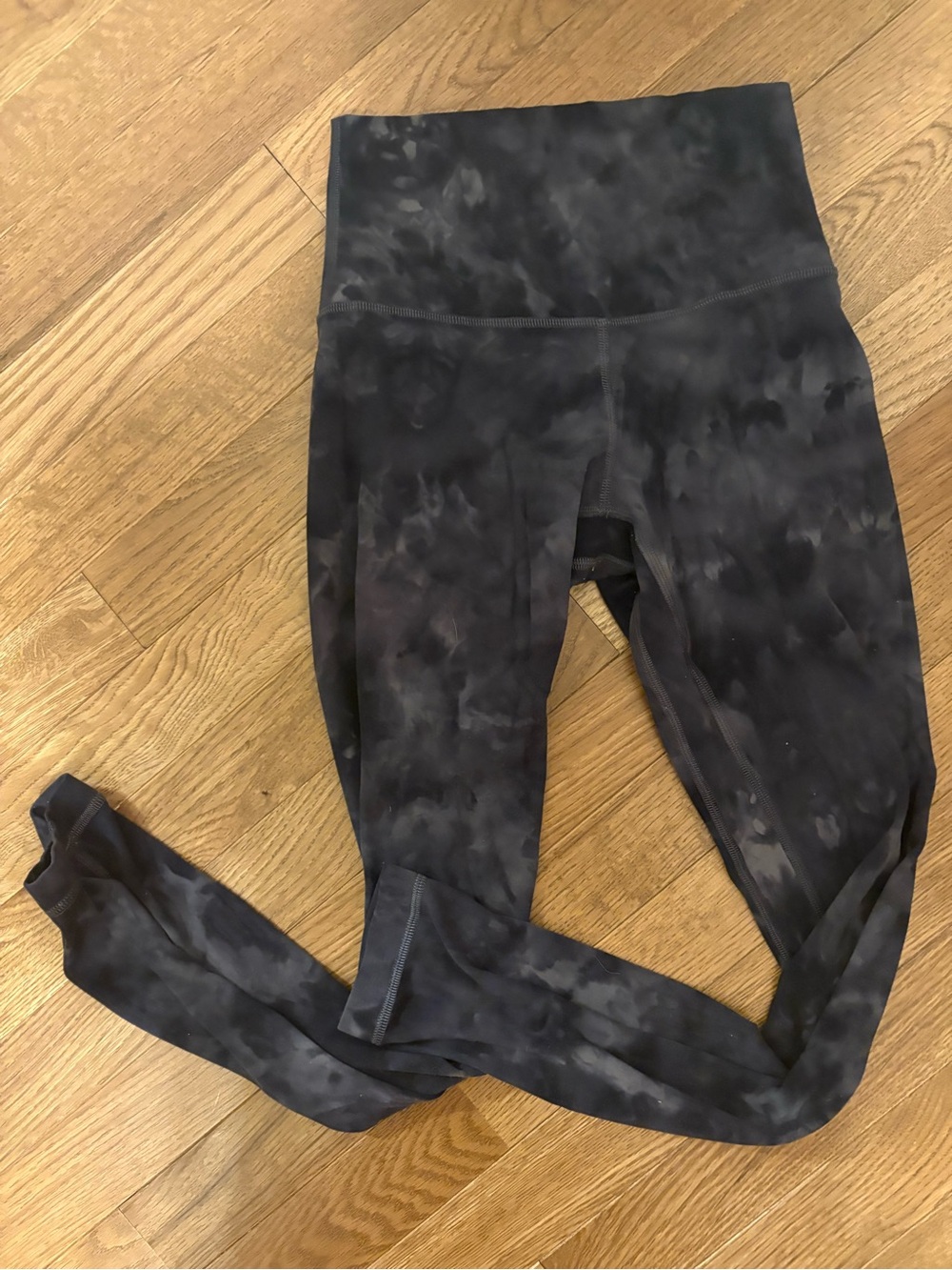 lululemon align Tie-Dye Leggings - Charcoal Black size 2